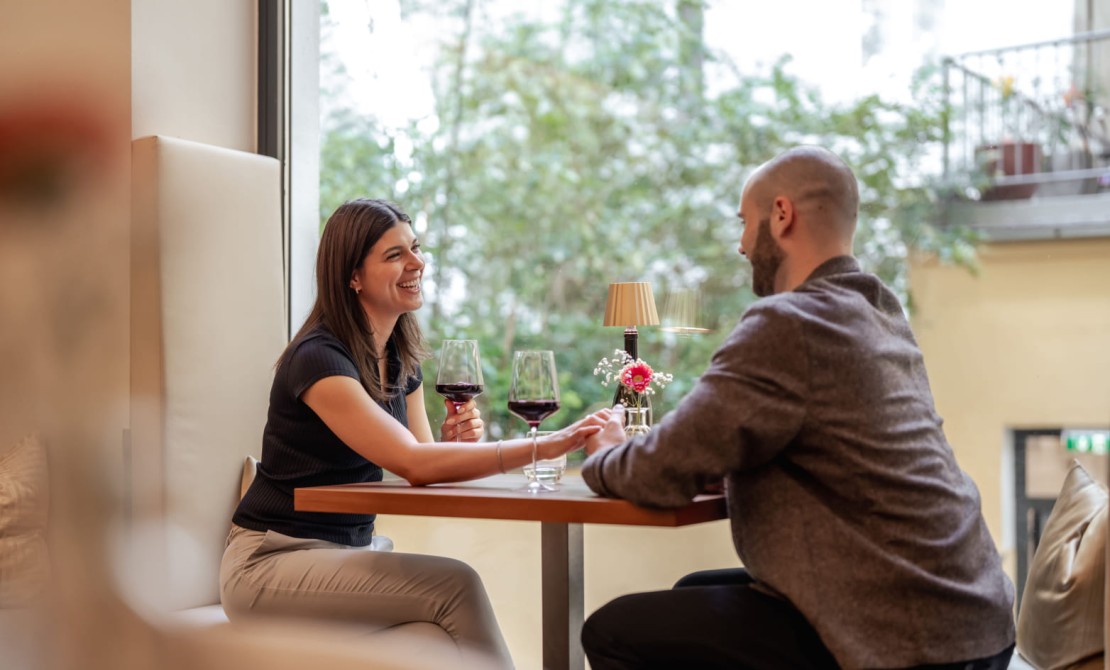 Entspannte Genussmomente in unserer Weinlounge