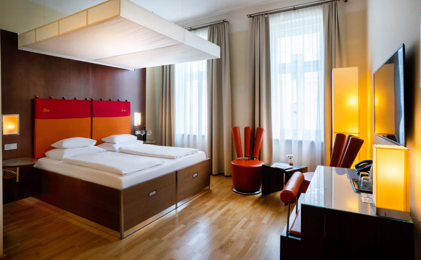 Doppelzimmer Komfort im Hotel Rathaus Wien