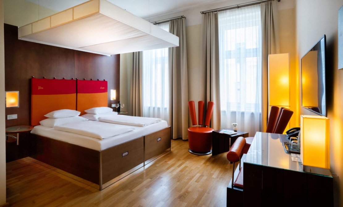 Doppelzimmer Komfort im Hotel Rathaus Wien