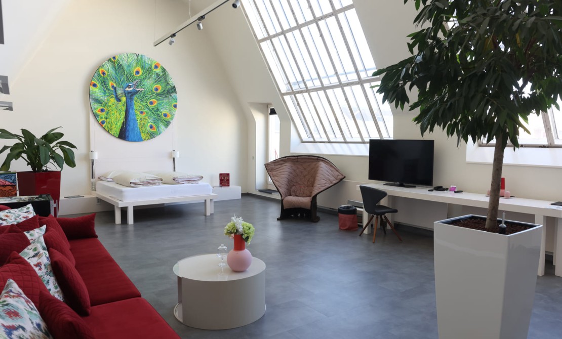 Penthouse-Atelier Suite im Hotel Rathaus Wien